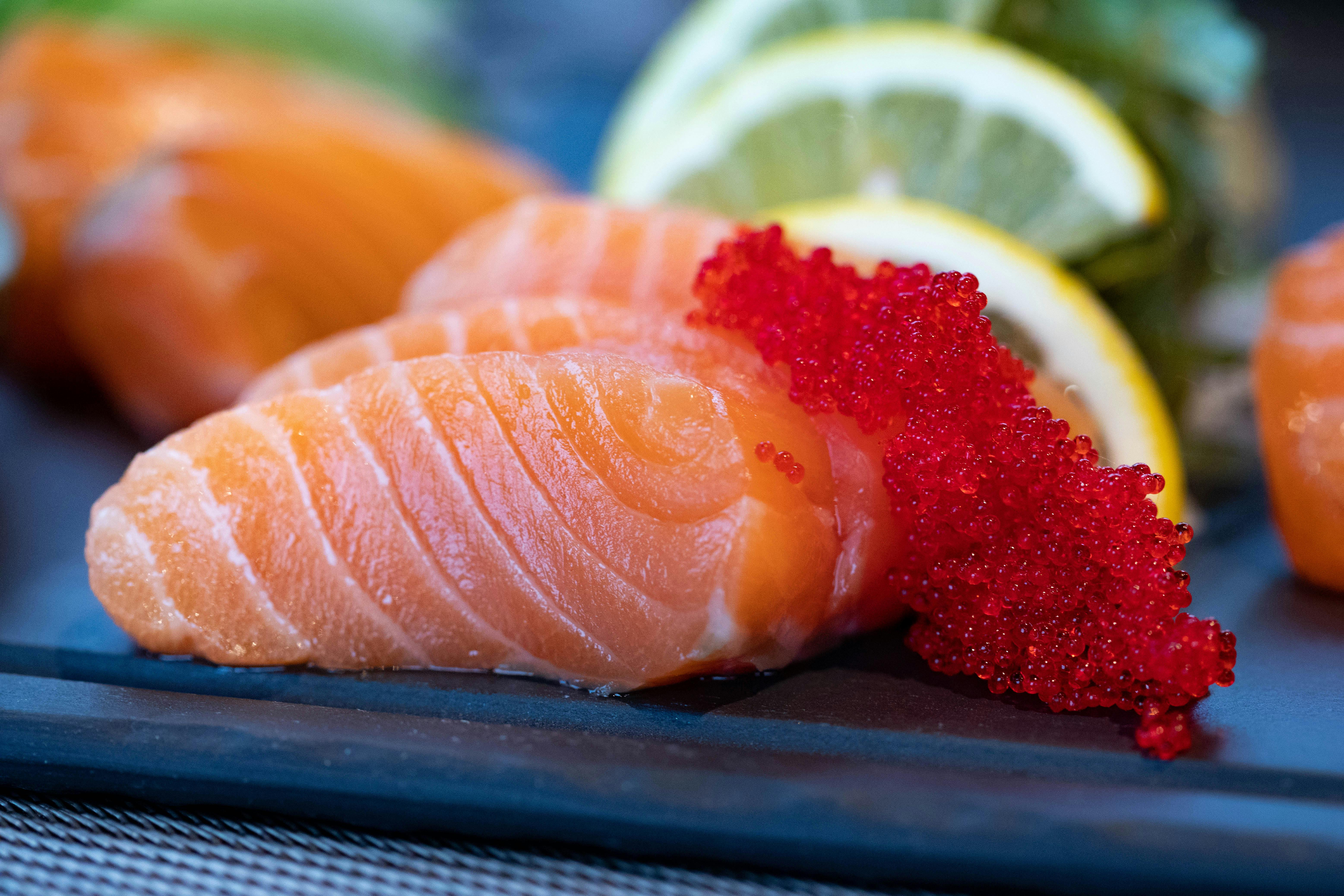Sashimi - fette di pesce crudo senza riso